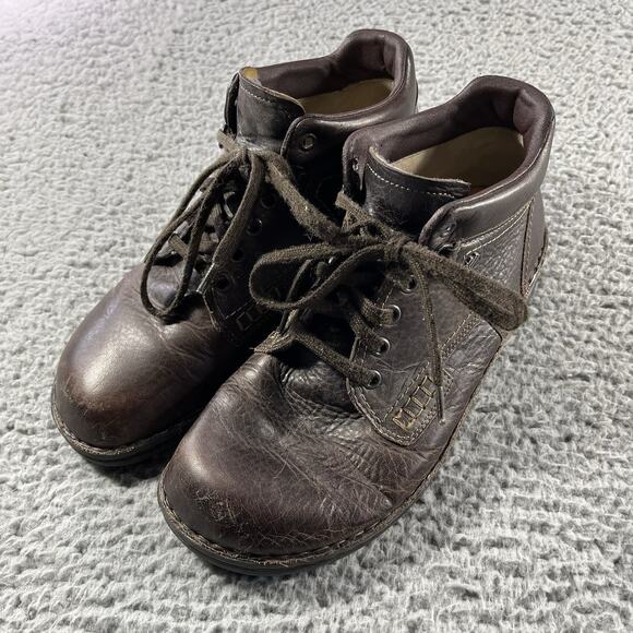 Finn Comfort Linz Mens Ankle Boots Brown Leather EU 41 US 8-8.5 German Made - Picture 1 of 11